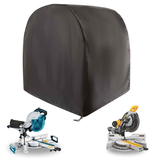 Miter Saw Cover,Guard Dust Waterproof Parts Accessories Oxford Cloth for Heavy Bandsaw Benchtop,Fit for Most Miter Saws,Planers,Machine Tools outdoor,Prevent Table Hood Rust,28Lx24Wx28H In (Black)