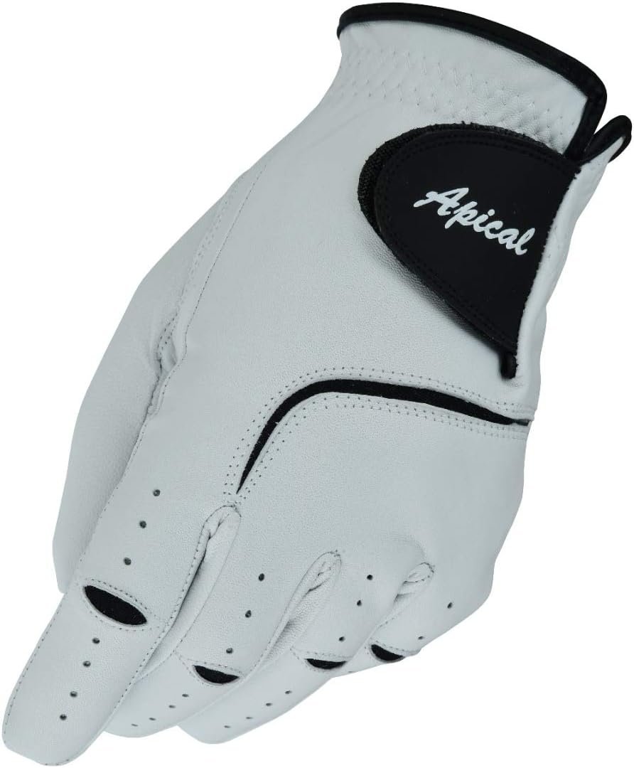 Apical Premium 100% Cabretta Leather Golf Gloves for Men - Superior Grip & Comfort | 3-Pack for Right-Handed Golfers