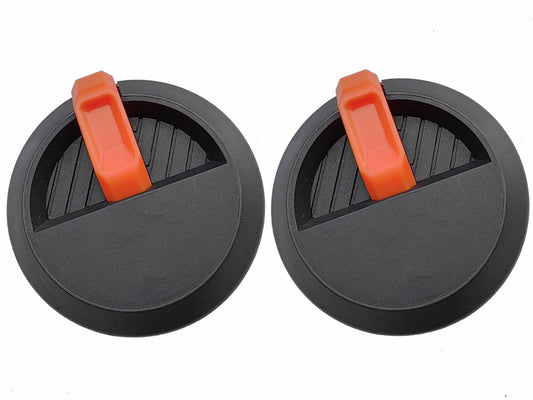 Firsgrill professional replacment Blackstone Griddle grills valve Knobs (2-Pack Black)