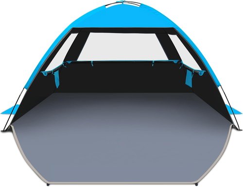 Gorich Beach Tent - Portable Sun Shelter for 3-10 People | UPF 50+ UV Protection & Easy Setup