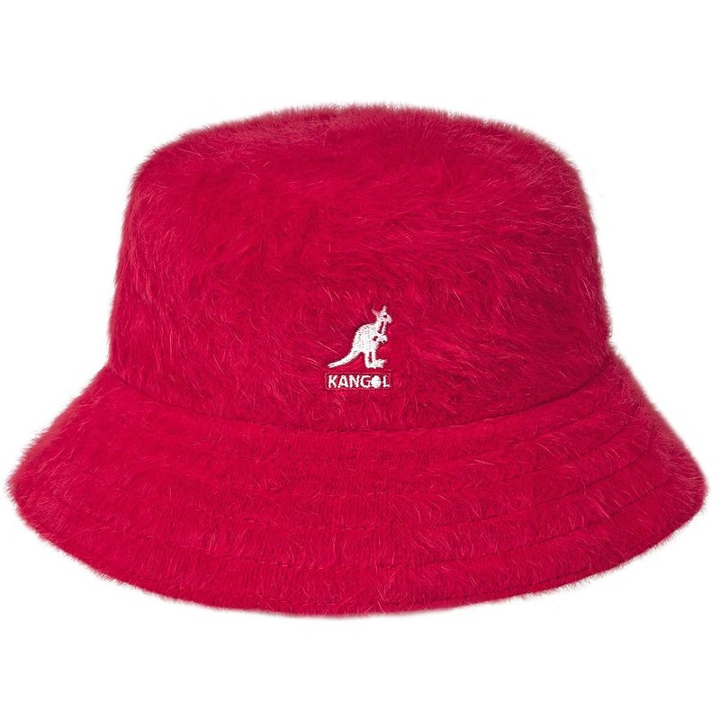 Kangol Furgora Fuzzy Bucket Hat for Women and Men, X-Large, Scarlet