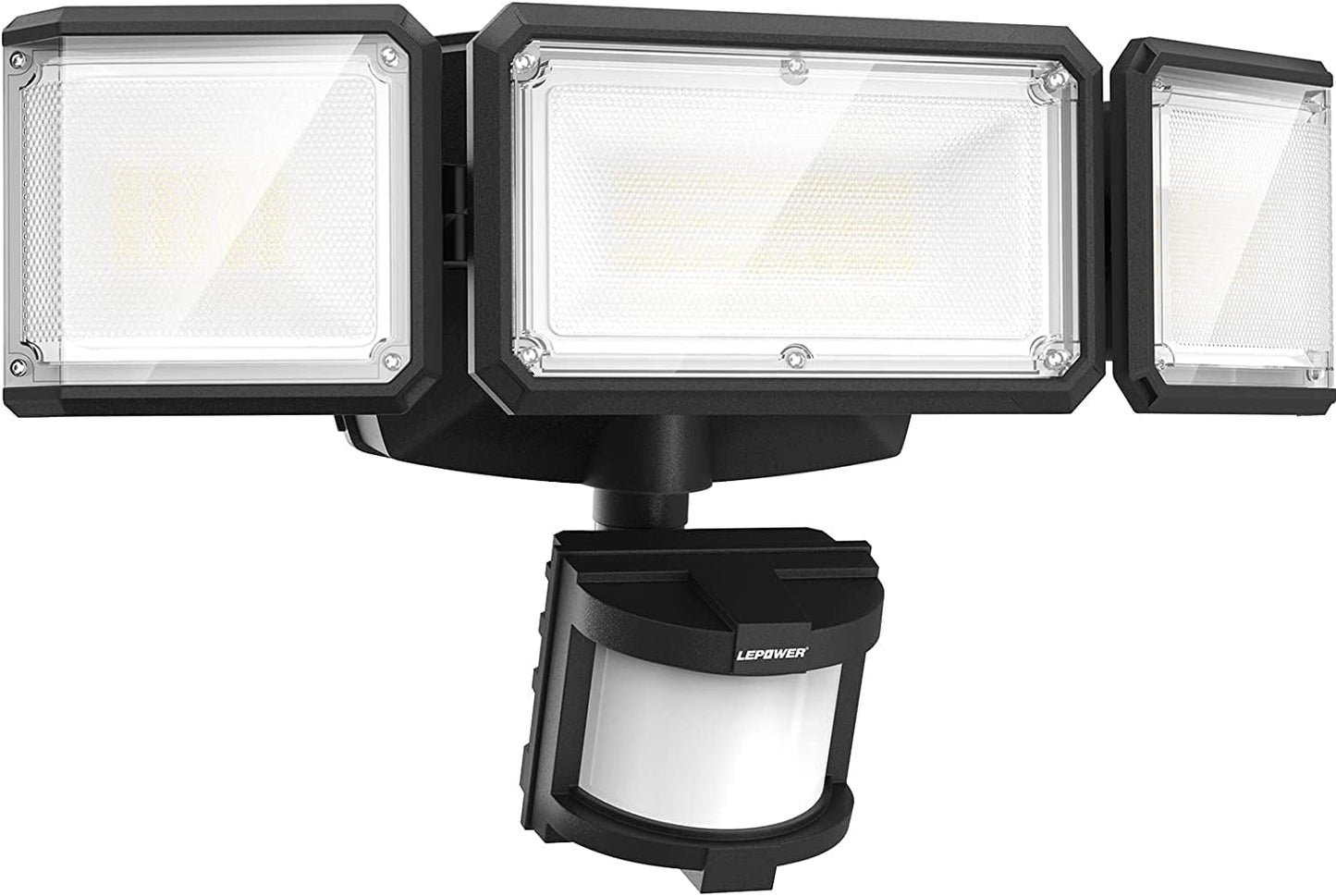 1500LM Battery Powered LED Flood Light with Motion Sensor - Waterproof Security Light for Garage, Yard & Porch
