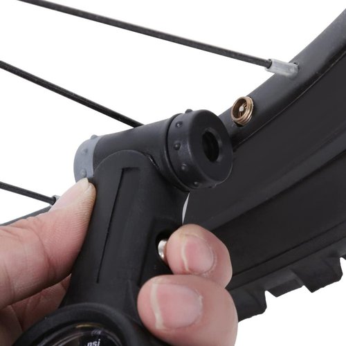 Tire Pressure Gauge, Bike Tyre Pressure Gauge, 160 PSI Digital Bike Tire Air Pressure Gauge, Bicycle Tyre Repair Tool for Road Bike, MTB Mountain Bike with Presta Schrader Type Valve