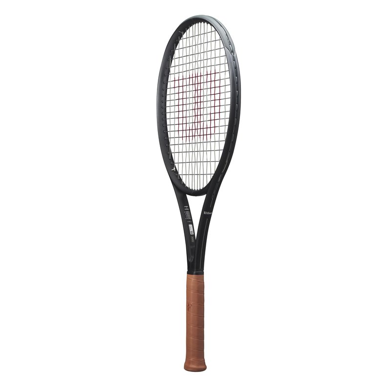 Wilson RF 01 Future Strung Performance Tennis Racket - Grip Size 1-4 1/8", Strung with Sensation 16 Natural at Mid Range Tension