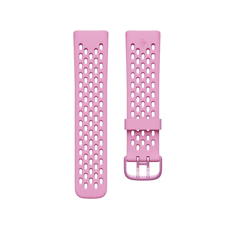 Fitbit Charge 5 & 6 Sport Accessory Band, Official Product, Frosted Lilac, Small
