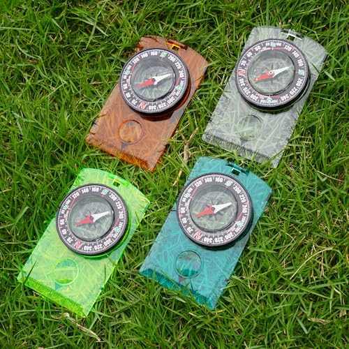 Multifunctional Waterproof Outdoor Compass with Ruler & Lanyard