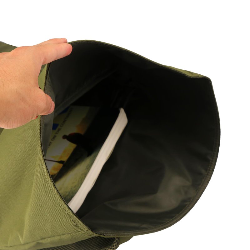TOURBON Nylon Backpack Pannier Bike Rear Rack Bag Bicycle Saddlebag Cycling Accessories for Commuting Shopping Traveling