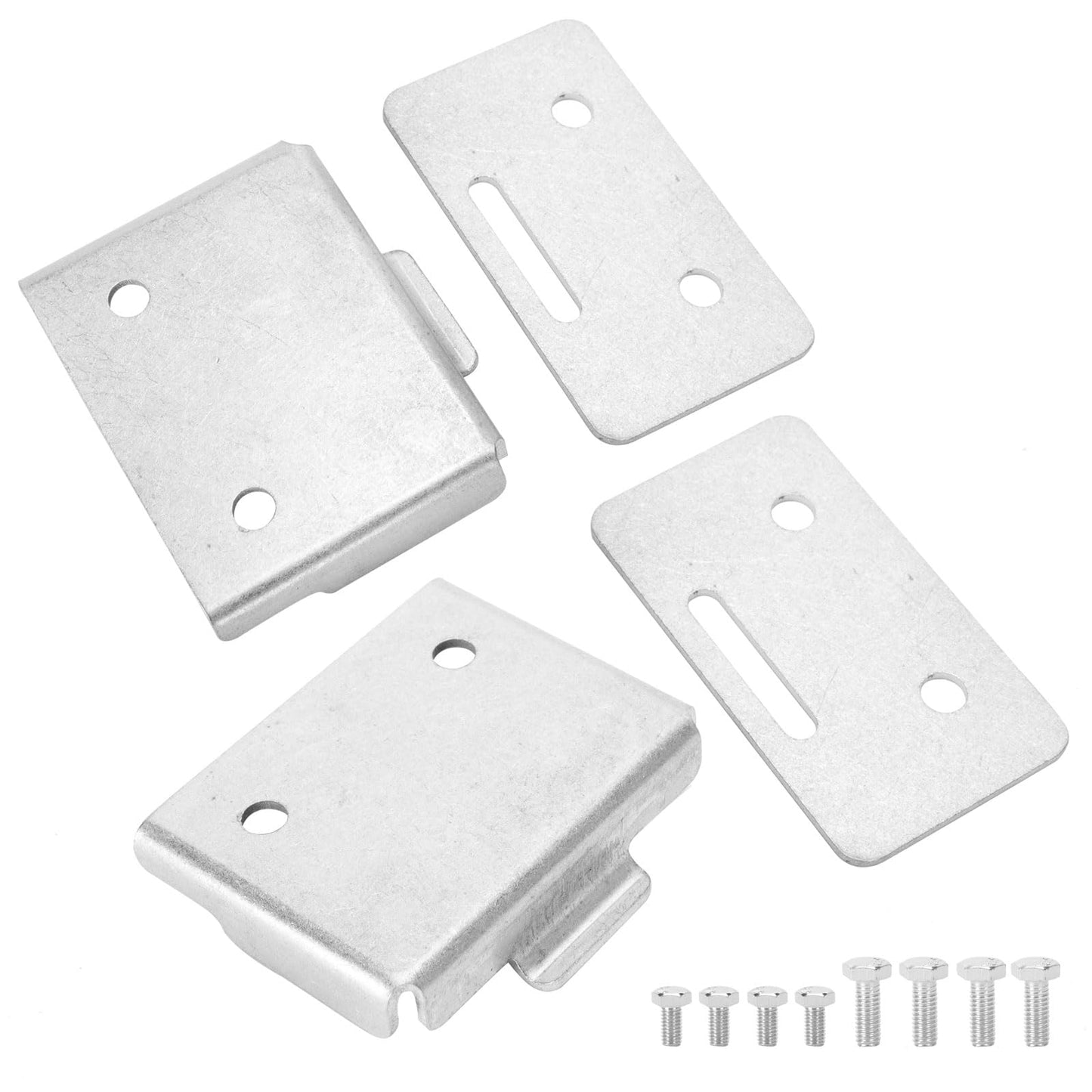 Roykaw Golf Cart Seat Hinge Set Seat Bottom Hinge Plate Replacement Compatible with Yamaha G29 Gas and Electric Model, 2 Sets (Includes Male & Female Plates), OEM# JW1-K8427-00, JW1-K8426-00