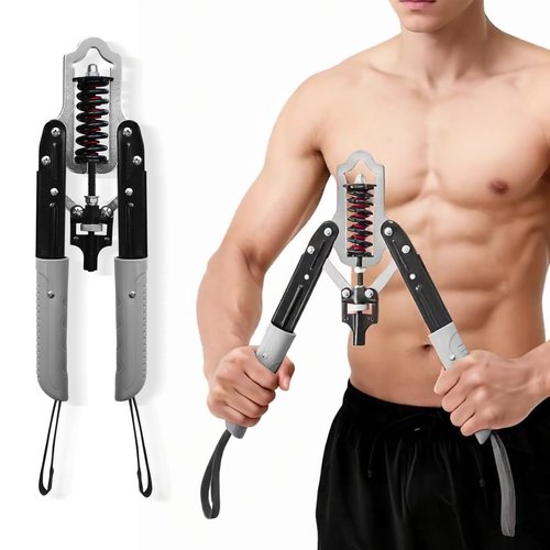 DERACY Chest Workout Equipment, Adjustable Forearm Strengthener, Carbon Steel Forearm Exerciser, Twister Arm Trainer, Chest Trainer for Men Women (Regular Size)
