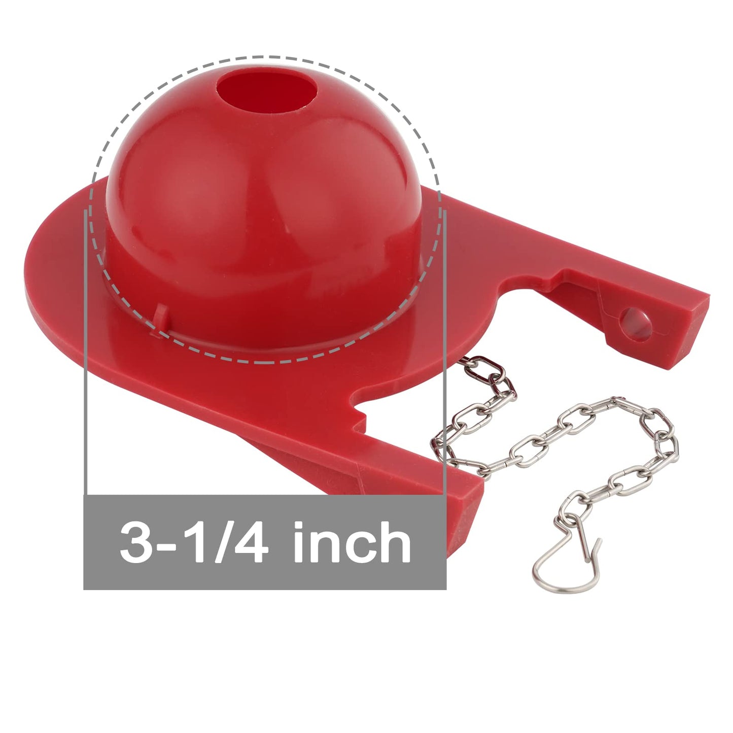 Class 5 3-1/4" Toilet Flapper Replacement Compatible with Kohler Toilet Part GP1078441 Replaces K-GP1016546/1042313, High Performance Toilet Flapper with Stainless Steel Chain Hook, Easy to Install