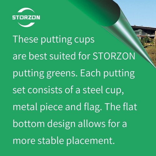 Putting Cup Metal with Flag Golf Training Hole for Golf Putting Green Indoor Outdoor