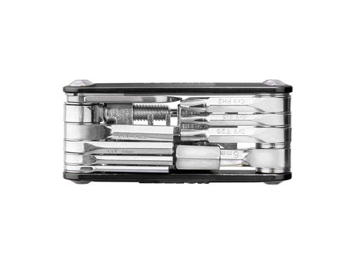 Topeak Mini P20 Multi-Tool – 20-Function Precision Bike Repair Kit with Chain, Master Link, Hex & Torx Wrenches, Spoke, Phillips Driver, Knife Blade & Carry Case – Compact Alloy Body