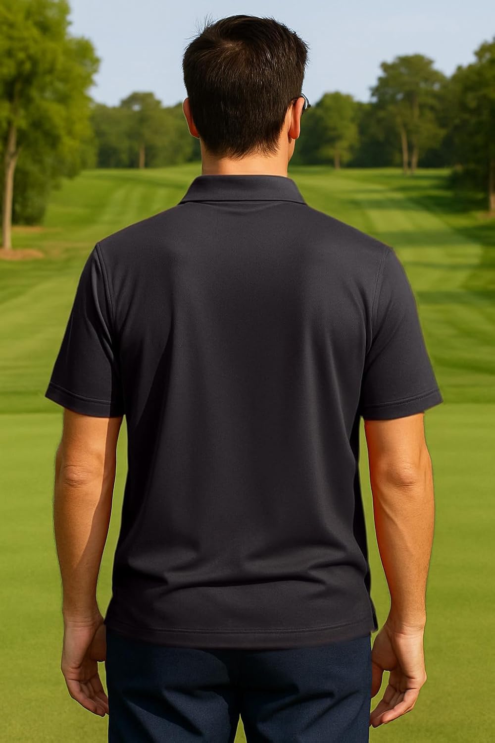 Skiennix Golf Shirts for Men - Dry Fit Short Sleeve Polos in Regular & Big/Tall Sizes