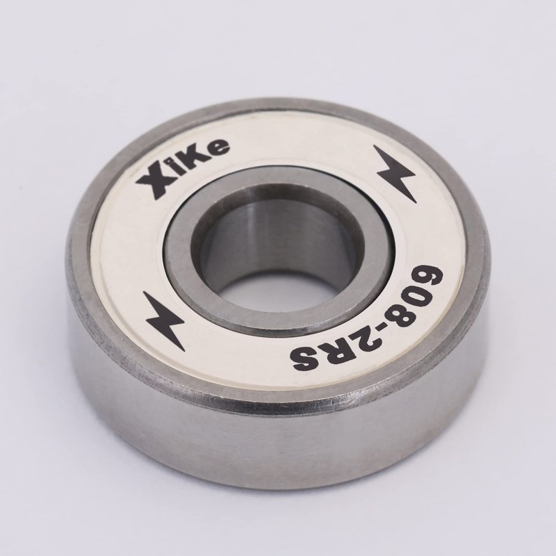 XiKe 16-Pack 608-2RS Skateboard Bearings, White, High-Speed 8x22x7mm, Durable Double Rubber Sealed, Fit for Longboards, Inline & Roller Skates, Spinners Etc
