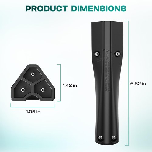 DRIVE UP Golf Cart 48V Charger Plug Handle Suitable for EZGO RXV, EZGO 3-Pin Triangle Charger Plug, OEM 604321 611219 (Charger Plug)