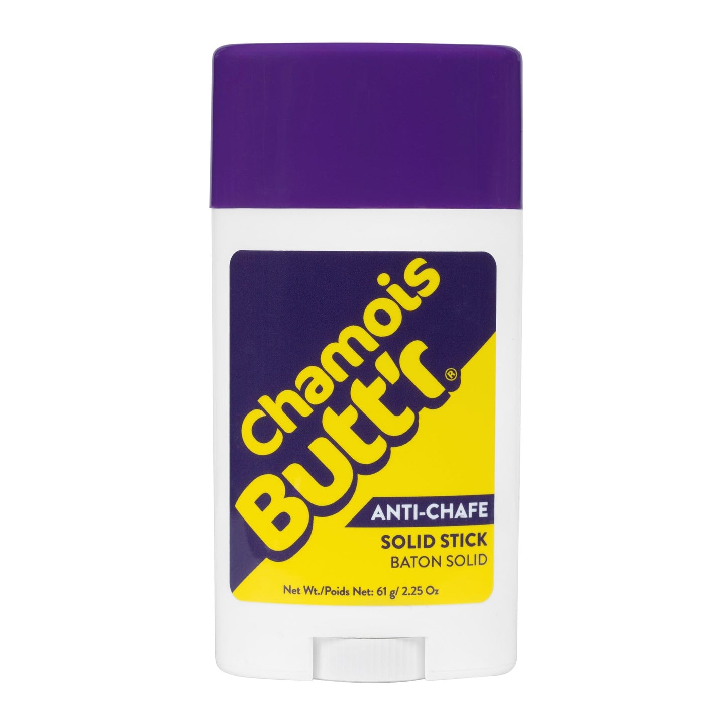Chamois Butt'r Solid Anti-Chafe Stick, 2.25 Ounce, Clear (GS2.5)