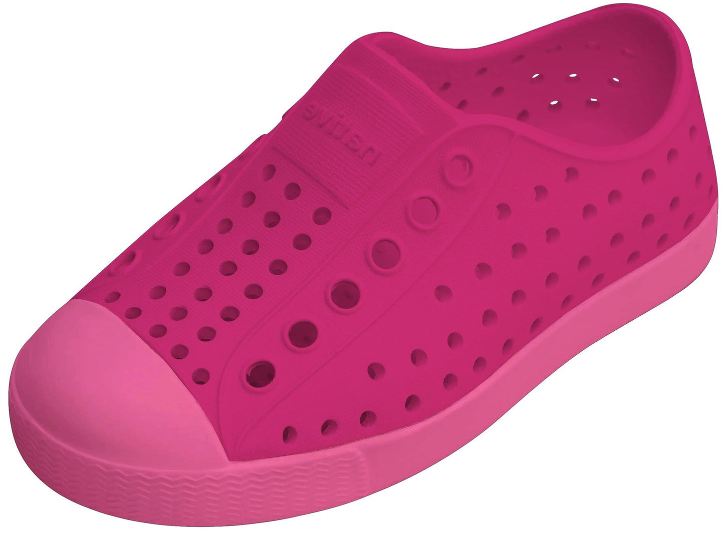 Native Shoes Unisex-Kids Jefferson Sneakers, Radberry Pink/Azalea Pink, 4 Big Kid