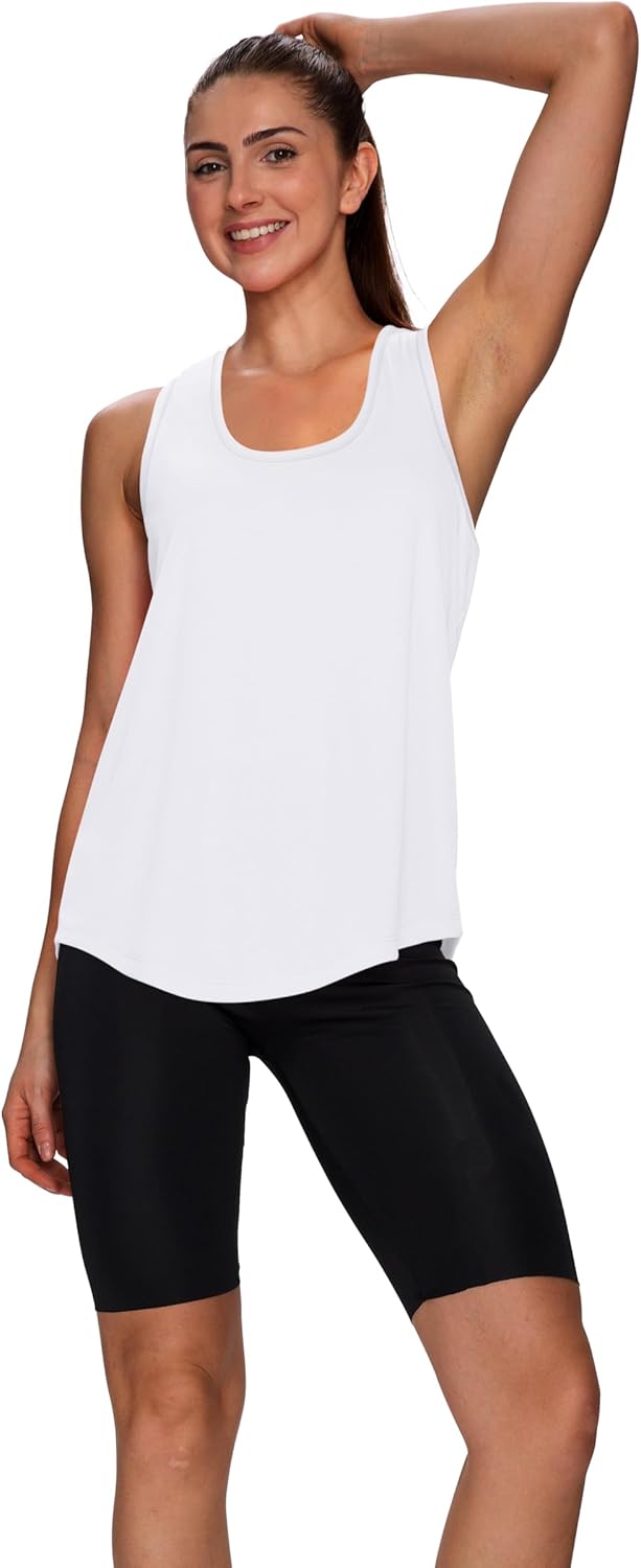 WIHOLL Athletic Tank Tops for Women - Lightweight Sleeveless Gym Shirts for Summer | Beach Ready