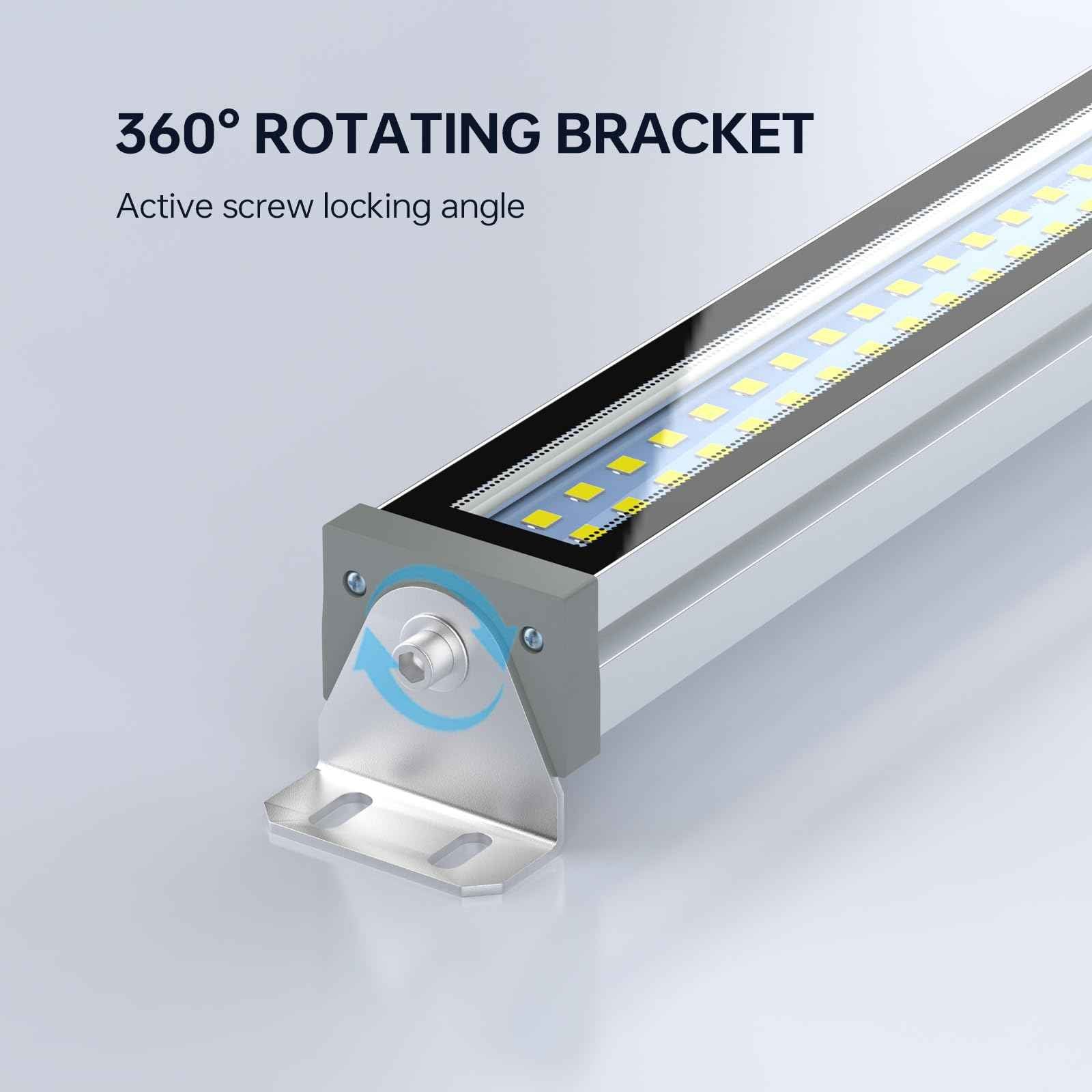 LED Machine Light CNC Machine Work Light，110v IP67 Explosion Proof lamp/CNC Machine Interner Lighting,Industrial Lighting Work Lamp for Machine Tools and Lathe (30, Watts)