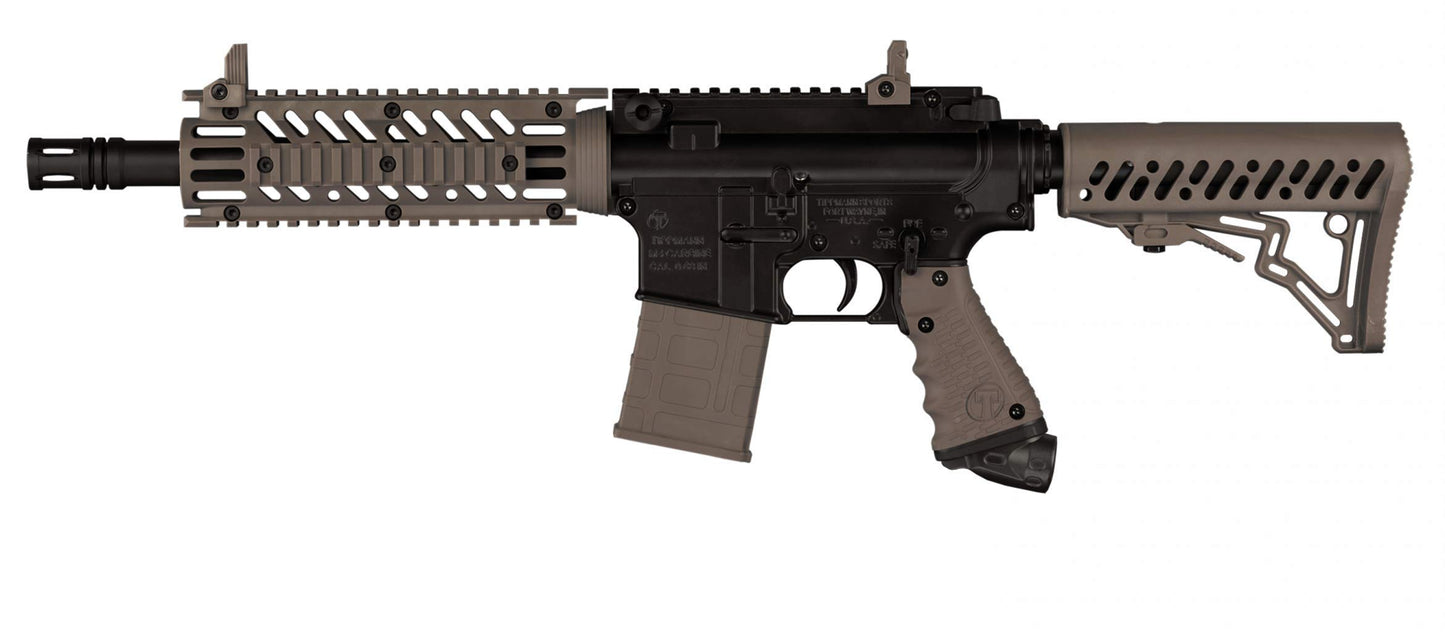 Tippmann TMC MAGFED Paintball Marker, Black/Tan