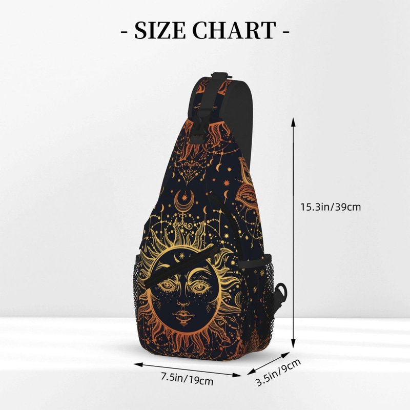 OEDTF Crossbody Bags for Women Men,Carlo Sun Large Capacity Sling Bag Trendy Shoulder Bag Backpack with Adjustable Strap for Outdoor Hiking