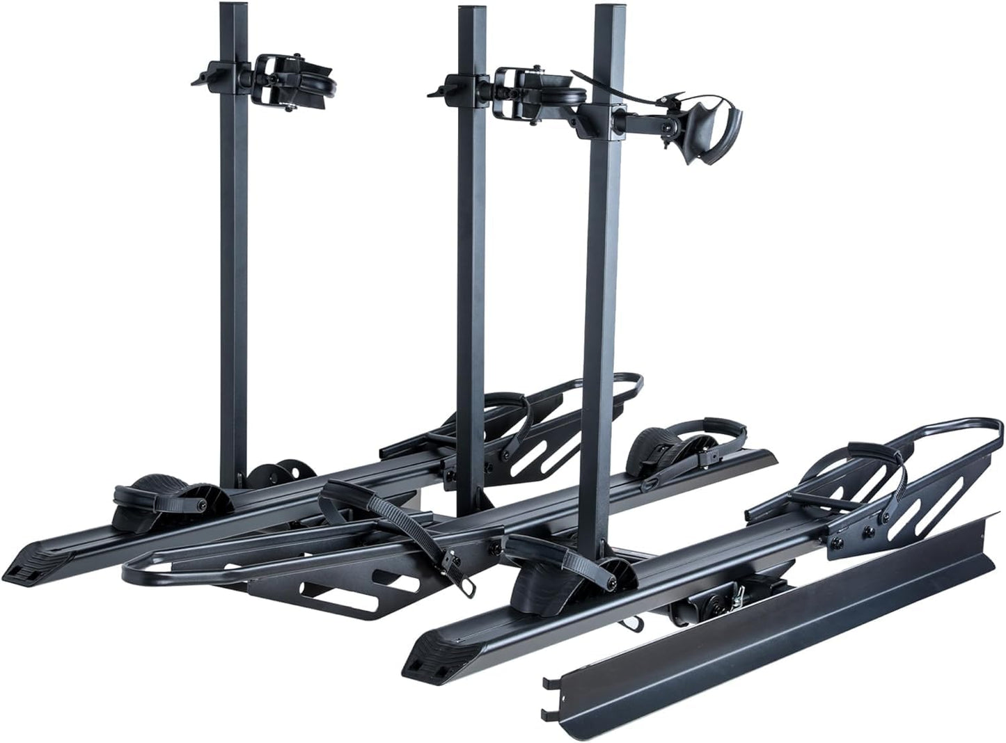 YOUNG ELECTRIC 250LBS. Capacity Foldable Aluminum 3-Ebike Rack with Ramp for Car SUV RV Truck Trailer and Van, 2 Inch Receiver