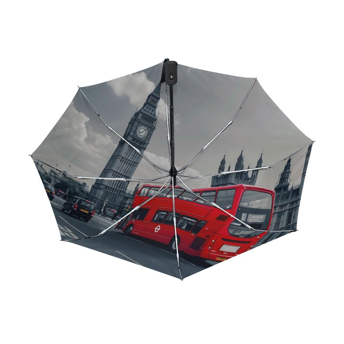 FORMRS Compact Travel Umbrella London The UK Auto Open Close Umbrella Windproof Anti-UV
