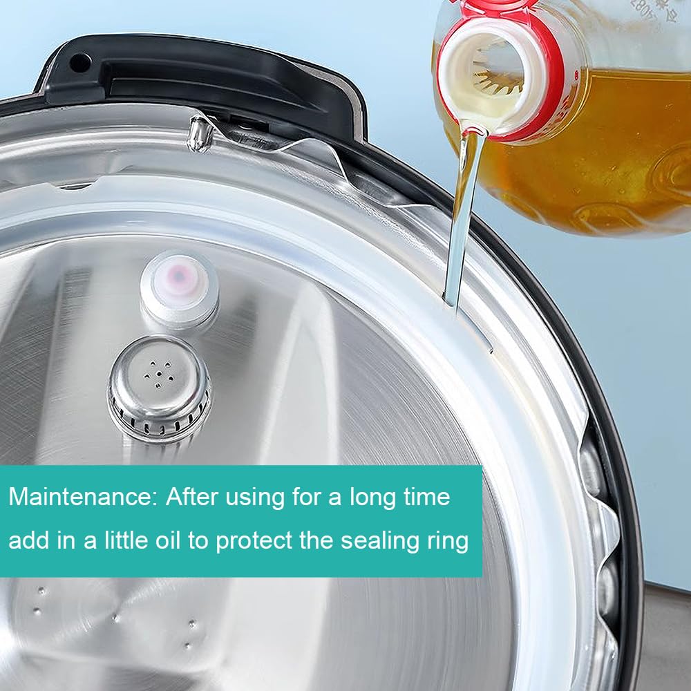 10Pcs Replacement Parts for Instant Pot Duo 8 Quart and Duo Plus 8Qt, Accessories for Duo& Duo Plus 8 Qt Instantpot, Lid Replacement Sealing Ring Steam Release Valve Float Valve for Instant Pot