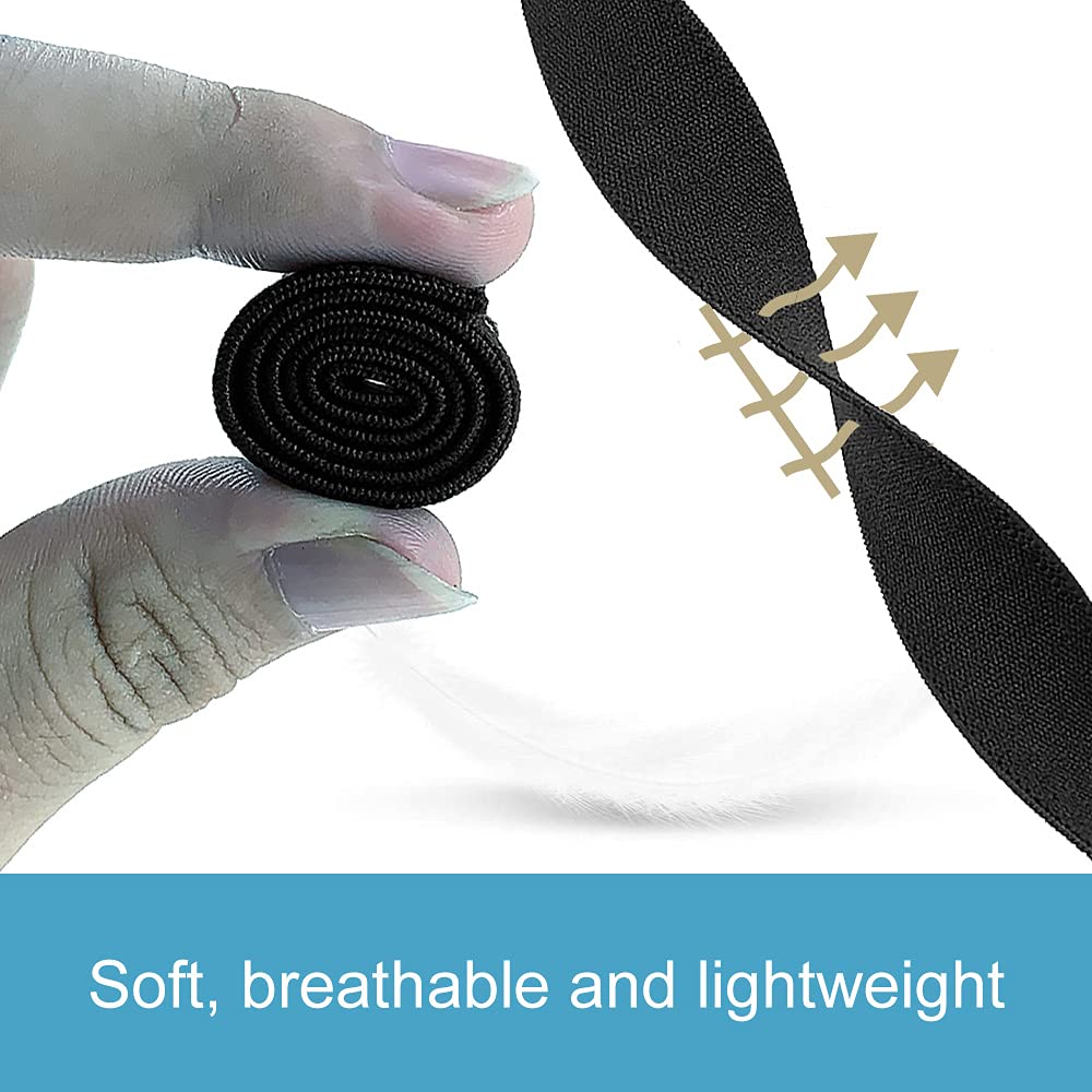 C2D JOY Stretchy Loop Nylon Strap Compatible with Garmin forerunner 35/30 Approach S10 Bands Replacement Accessory - Black
