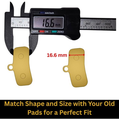 High-Performance Brake Pads, 2-Pair, Compatible with M810/M820, Zee M640, XTR, XT, SLX, Deore, Surron, T TRP Sur Ron and Shimano Top Bike Models