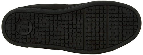 DC mens Net Skate Shoe, Black/Black/Black, 9.5 US