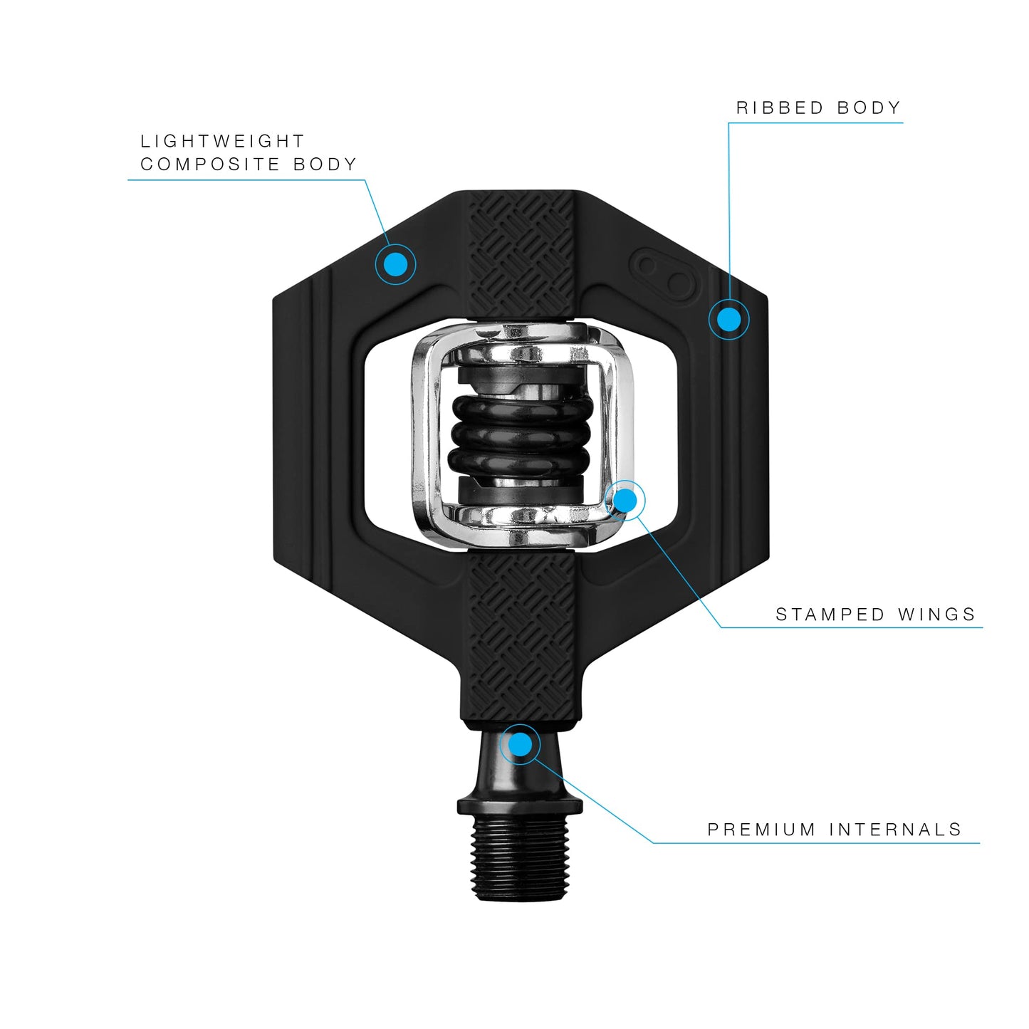 Crankbrothers MTB Pedals Candy 1 Black