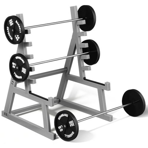 ibasenice Miniature Squat Rack Pen Holder with Barbell Pens - Funny Gym Desk Accessories for Men & Women, Dollhouse Fitness Furniture Decor, Mini Weight Lifting Bookshelf Display Set, Black, 4 Pcs