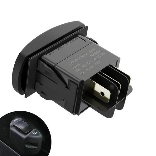 DRIVE UP Foward Reverse Switch Compatible with Club Car DS, Precedent 1996-Up 48V Electric Golf Cart PowerDrive Plus and Tempo 2018-Up Electric Golf Cart, OEM 101856001 101856002