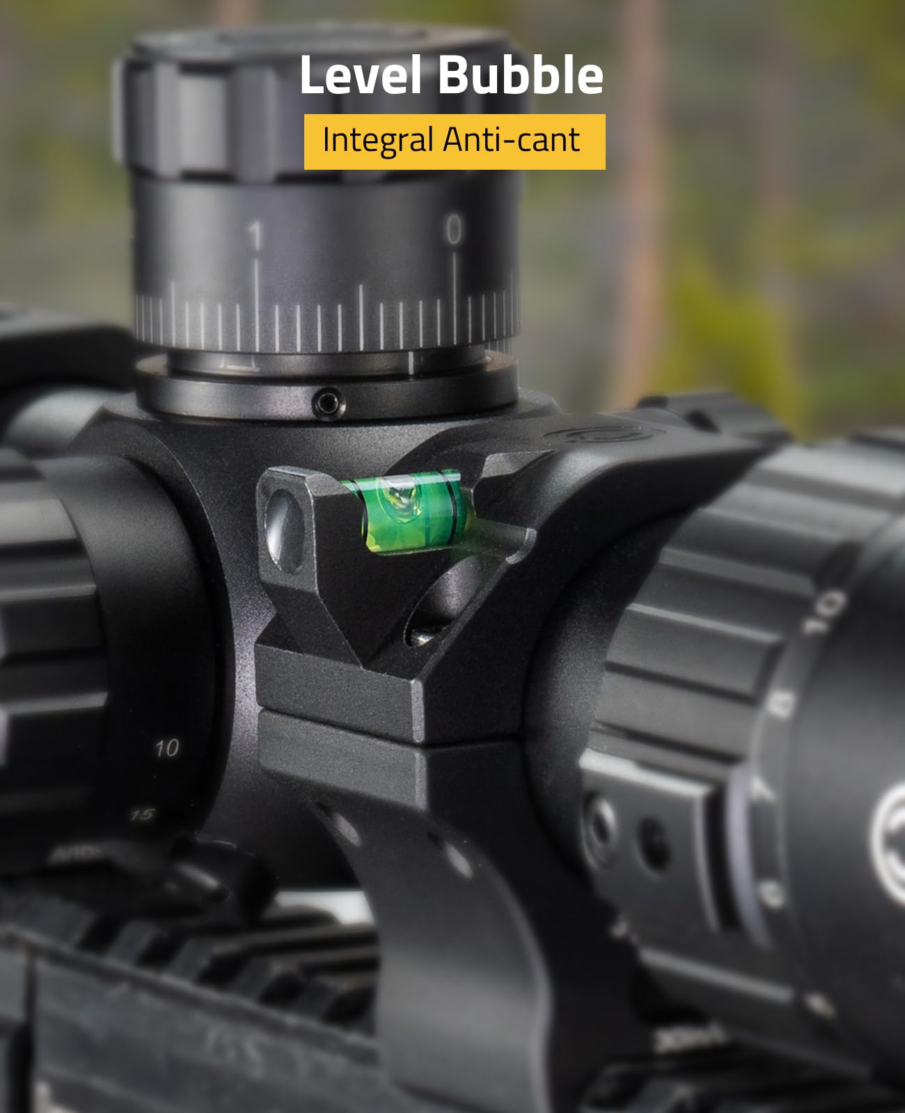 CVLIFE 30mm Scope Rings - Precision Medium Profile Scope Mount with Level Bubble for Picatinny Rails - 2 Pieces
