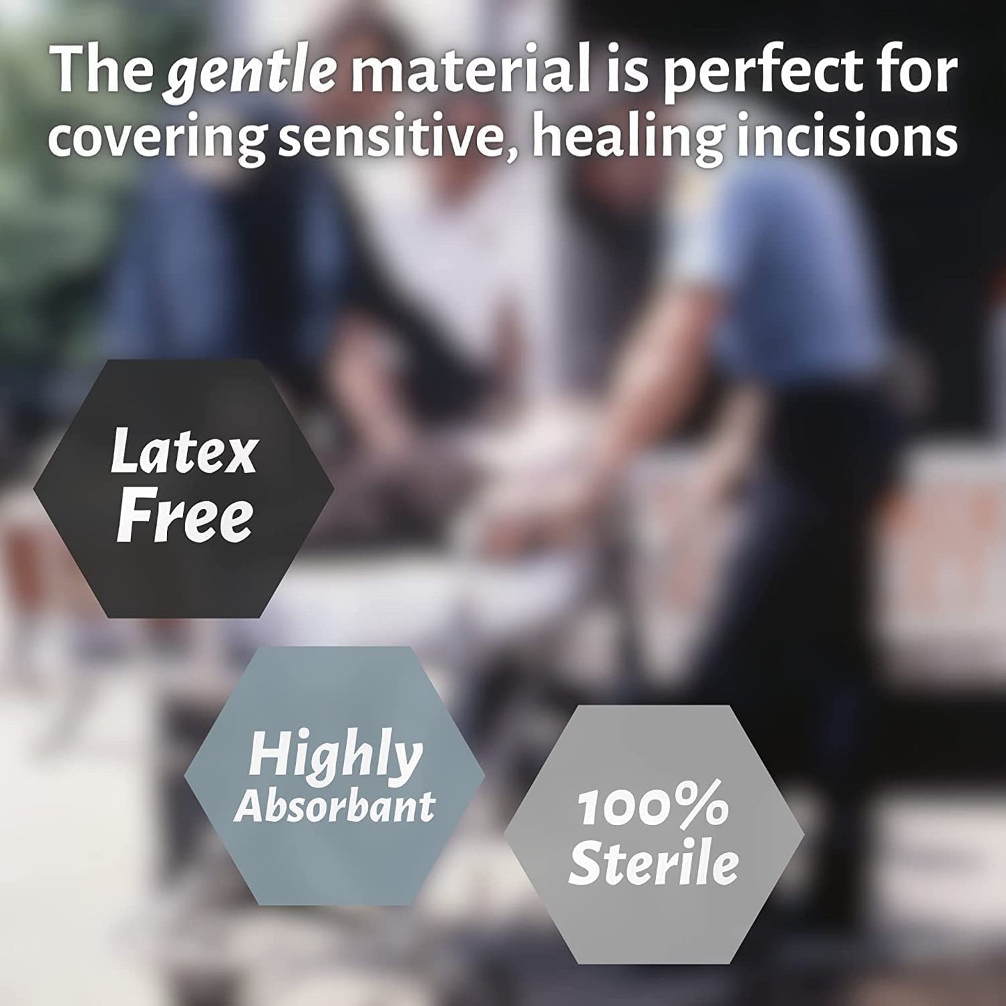 Vakly ABD Pads 8" x 10" Sterile (40 Pack) – Abdominal Combine Gauze Pads, High Absorbency Non-Adherent Dressings, Individually Wrapped for Wound Care & First Aid - Latex Free (40 Pack)