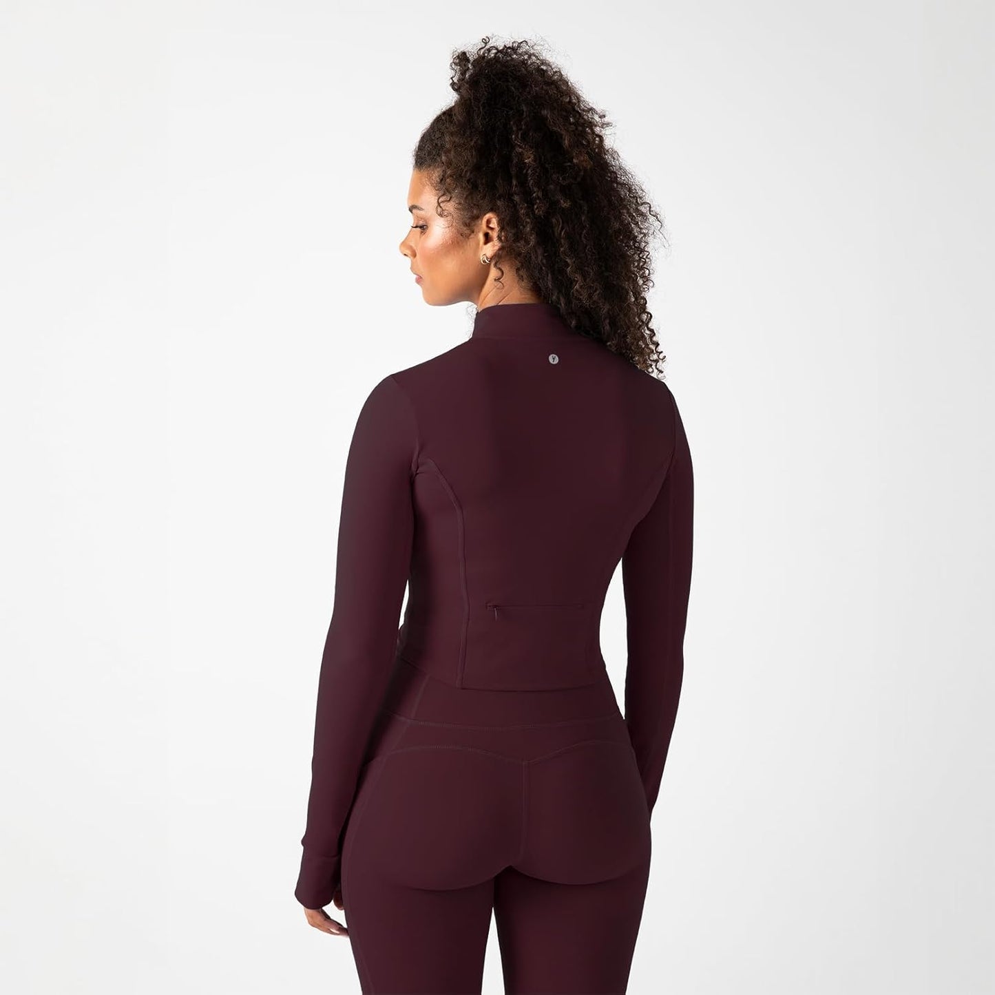 YITTY Ultraluxe Full Zip Jacket - Women's Athleisure with 4-Way Stretch & Thumbholes