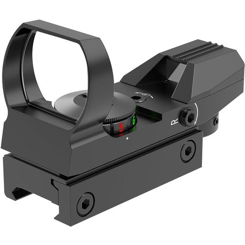 LFHEYI Red Dot Sight 20mm Rail 4 Different Reticles, Red and Green Dot Gun Scope