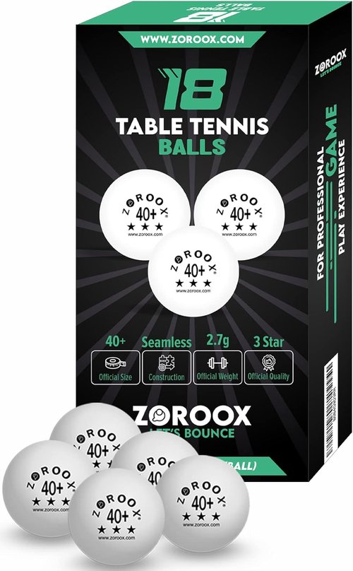High-Performance 3-Star Table Tennis Balls - 40+ ABS Competition Grade | Available in Orange & White | Pack Sizes of 9, 18, 36, or 72