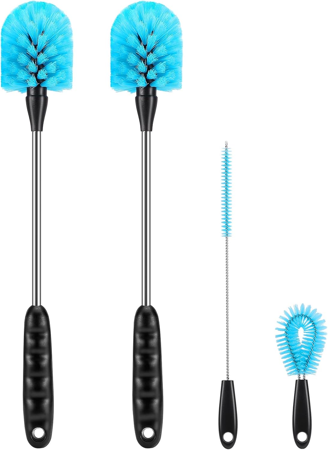Stainless Steel Cleaning Brush Set by [Brand Name] - 3-in-1 Design for Bottles, Mugs & Tumblers