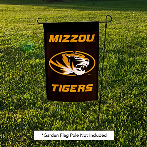 Desert Cactus University of Missouri Garden Flag Black 12x18 Outdoor Polyester