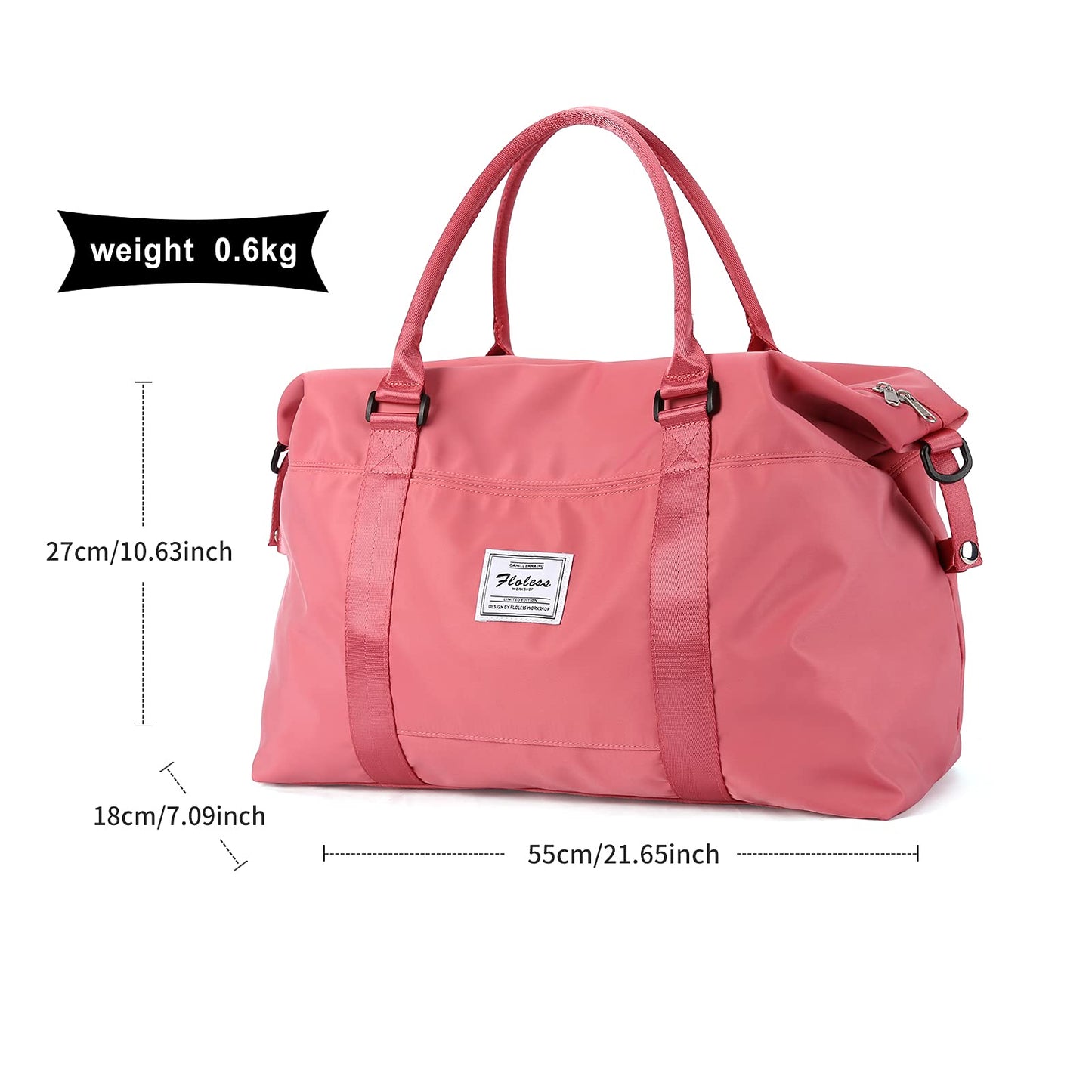 Travel Duffel Bag, Carry On Overnight Weekender Bags for Women