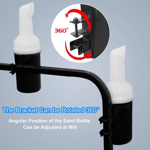 NOKINS Golf Cart No Drilling Sand Bottle for EZGO Club Car Yamaha, Divot Filler Sand Bottle Assembly with Rattle Proof Holder for Golf Carts (Set of 1)