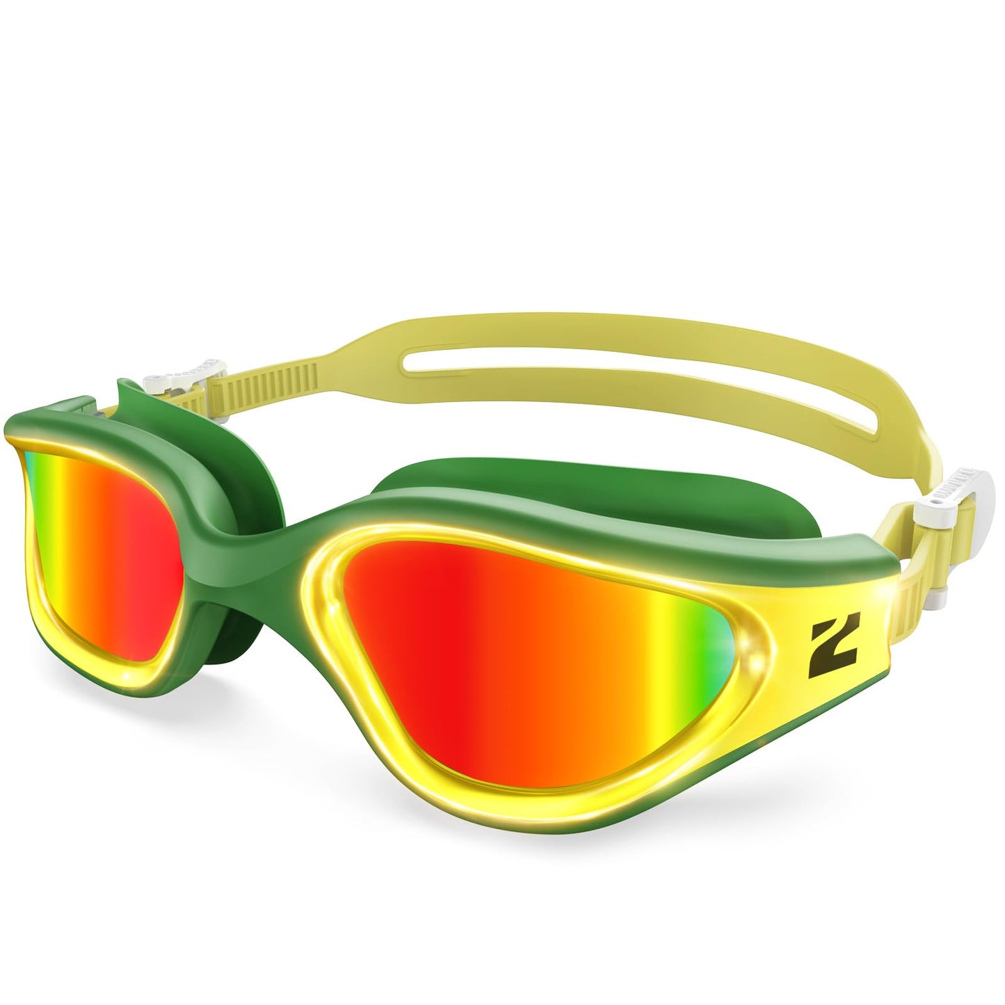 ZIONOR G1 Nava Hydrophilic Nano-Coated Super Anti-Fog Swim Goggles, Clear Vision, Leakproof for Men Women