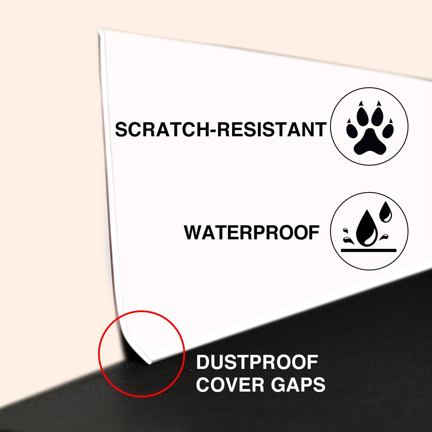 White Wall Molding Trim 3 Inch x 10 Feet, Wall Base Baseboard Molding Trim Flexible Self Adhesive Rubber Wall Base Moulding Trim Peel and Stick Design Home Decoration Skirting Strip