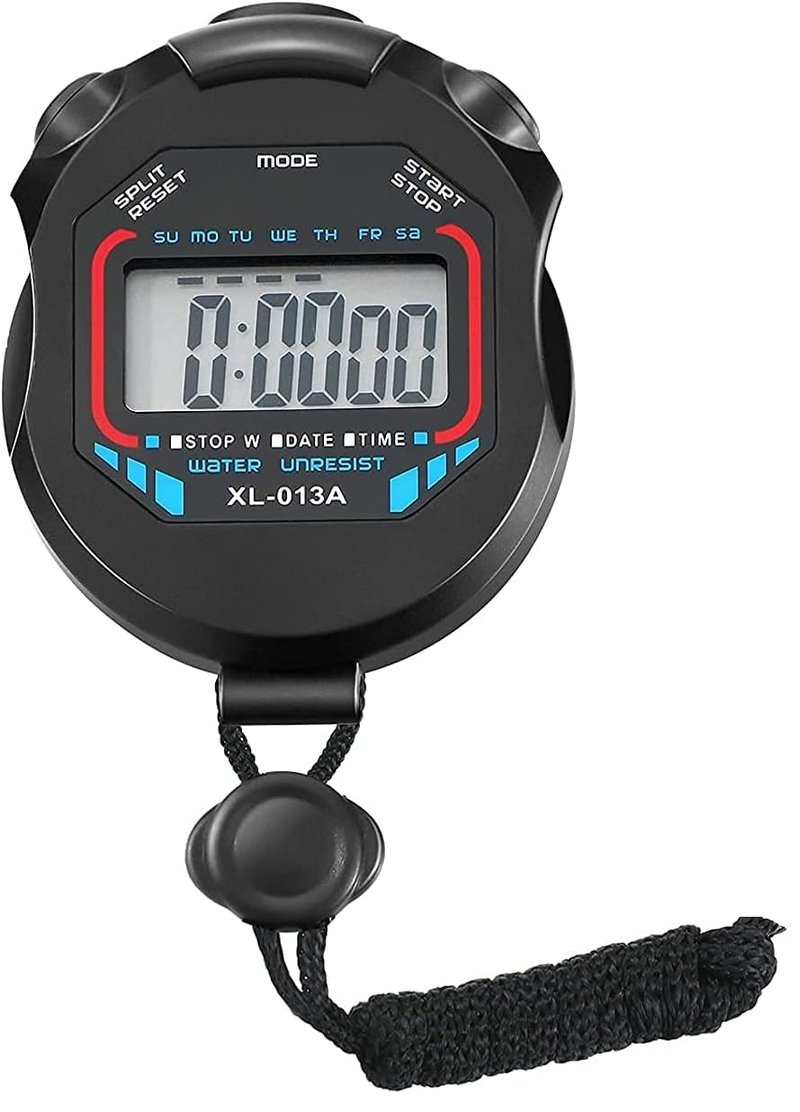 Stopwatch Digital Stopwatch,Sport Stop Watch,Large Display Stopwatch,Stopwatch Digital Handheld Multi-Function Professional Electronic Chronograph Sports Stopwatch Timer Stop Watch (2) (Black 2)