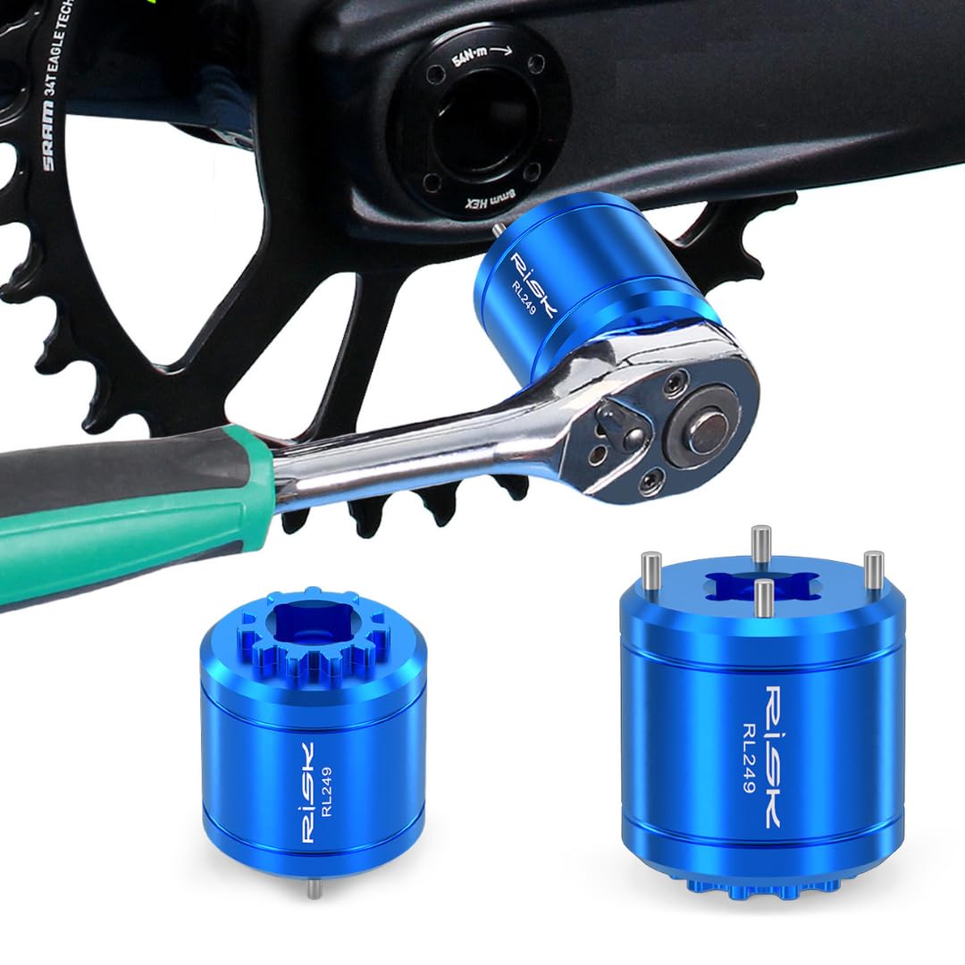 COONIUM Crank Arm Bolt Cap Removal Tool for Shimano XTR M9100 and SRAM Dub Crankarm Extraction