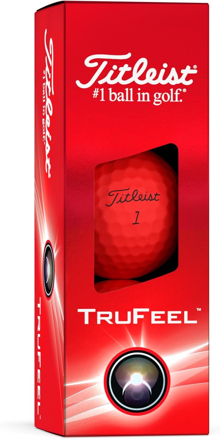 Titleist TruFeel Golf Balls - Exceptional Feel and Distance | 12-Pack White