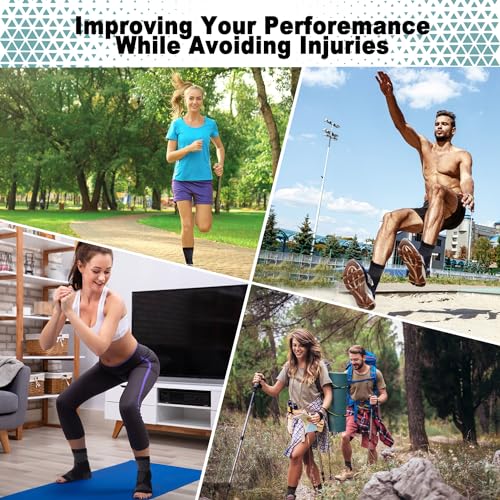 Ankle Brace with Support Strap for Plantar Fasciitis & Recovery - XXL