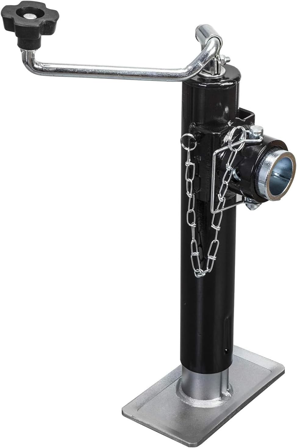 Big RED 2000 Lbs Capacity Weld-On Pipe Mount Swivel Trailer Jack - Durable & Reliable Performance
